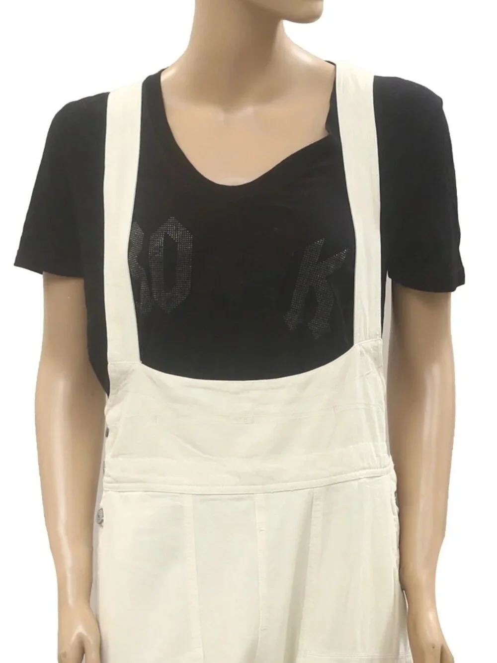 Free People We The Free Felix Tapered Overalls Jumpsuit Dress Pinafore L 288647
